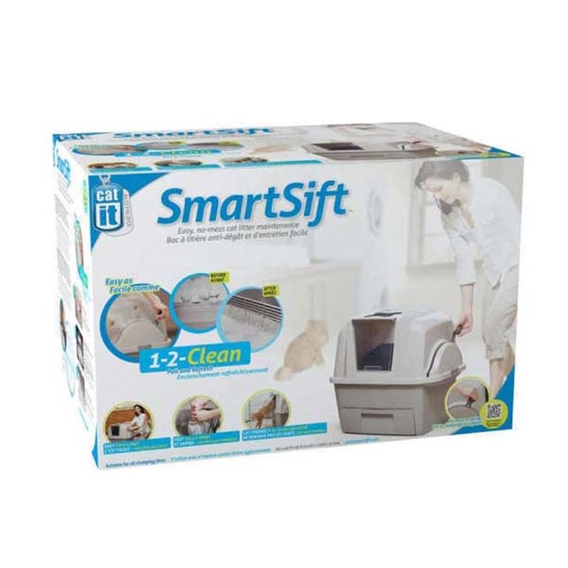 Catit Smart Sift Otomatik Temizlemeli Kedi Tuvalet Kabı 66x48x63h cm